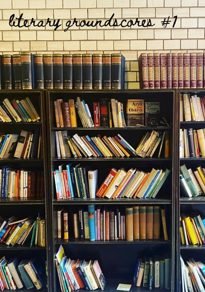 LITERARY GROUNDSCORES #1 cover